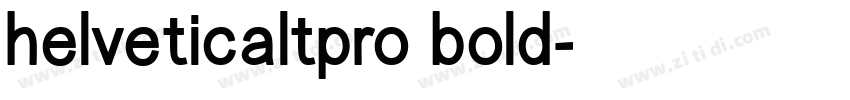 helveticaltpro bold字体转换